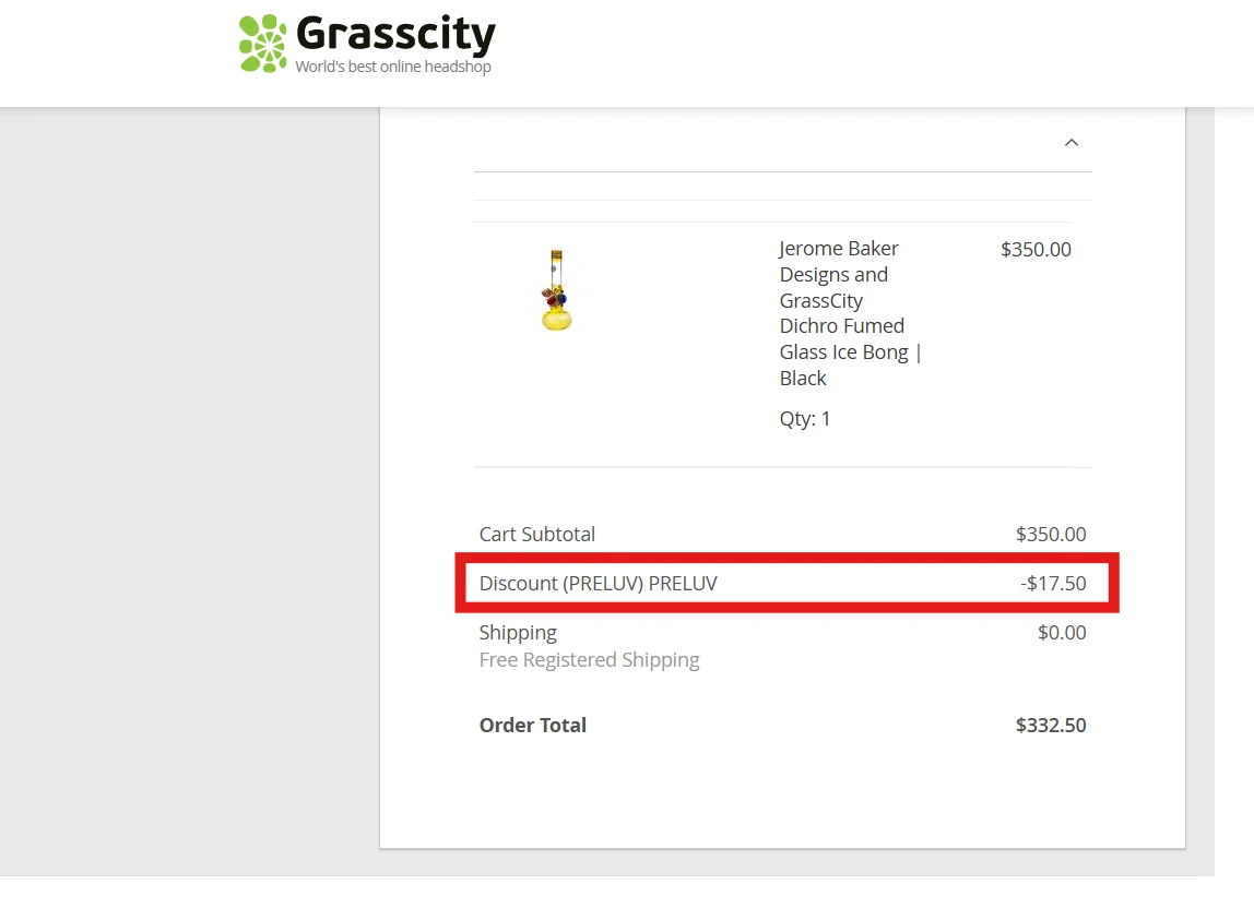 Grasscity promo code PRELUV verified Screenshot